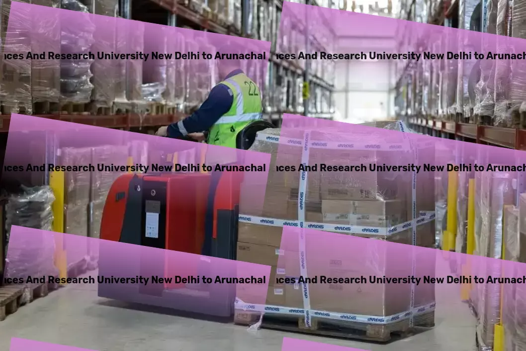 Delhi Pharmaceutical Sciences And Research University New Delhi to Arunachal Pradesh Bike Transport And Scooty Courier Domestic transport services