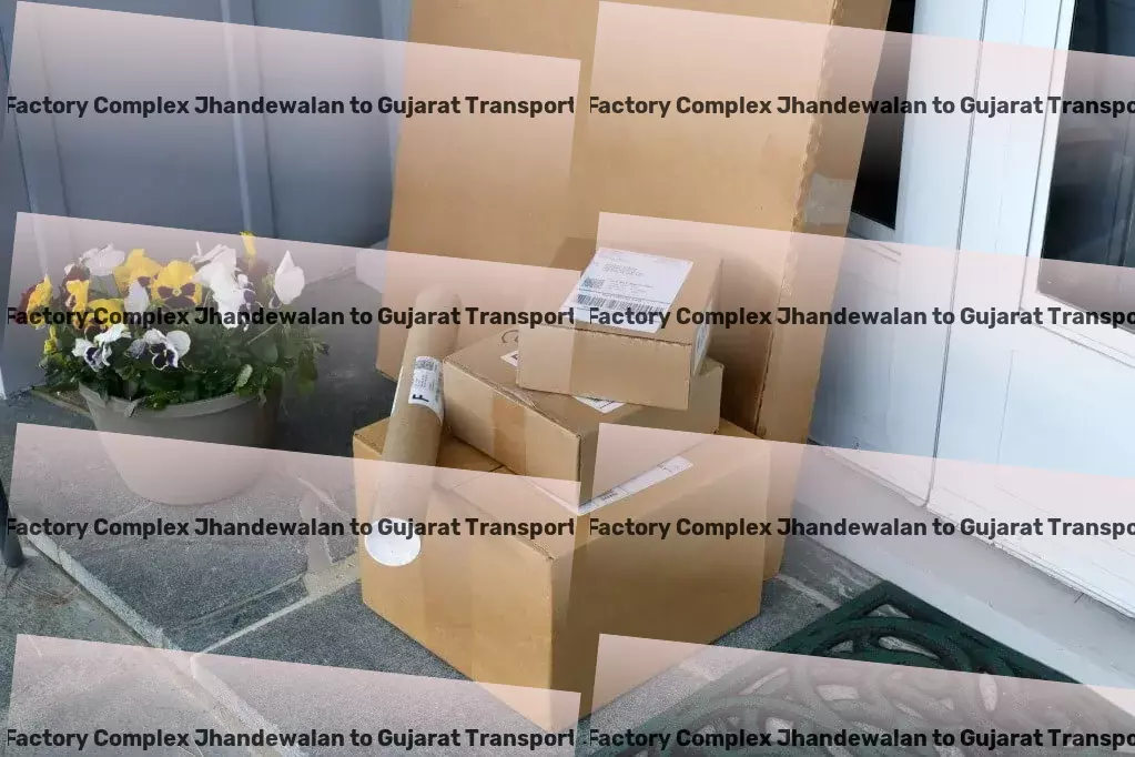 Flatted Factory Complex Jhandewalan to Gujarat Transport Online freight booking